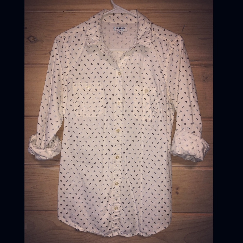 Anchors⚓️ women’s button down shirt